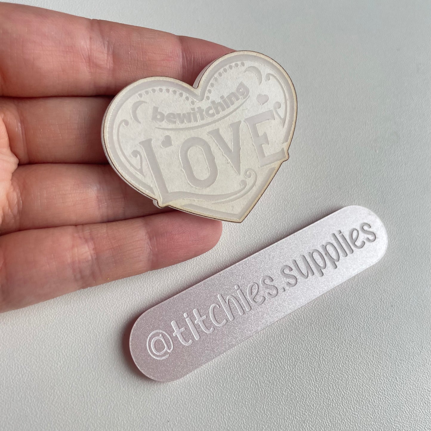 Bewitching Love Heart Mould, 5mm Thick