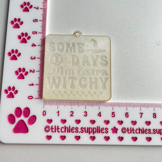 Extra Witchy Keyring Mould, 5mm Thick
