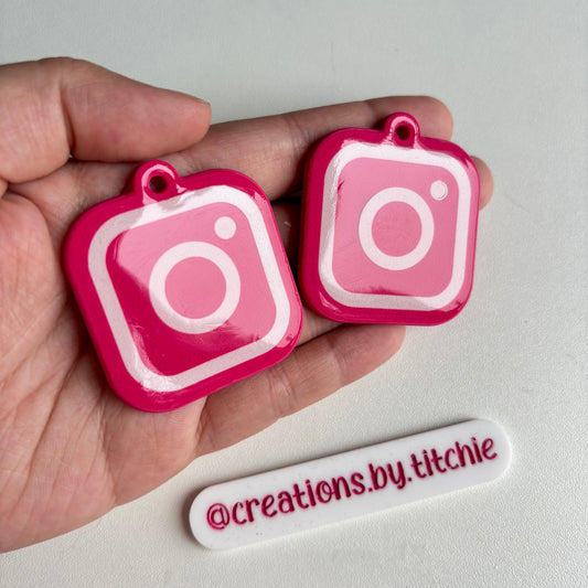 NFC Electronic Business Card Tags - Square Instagram
