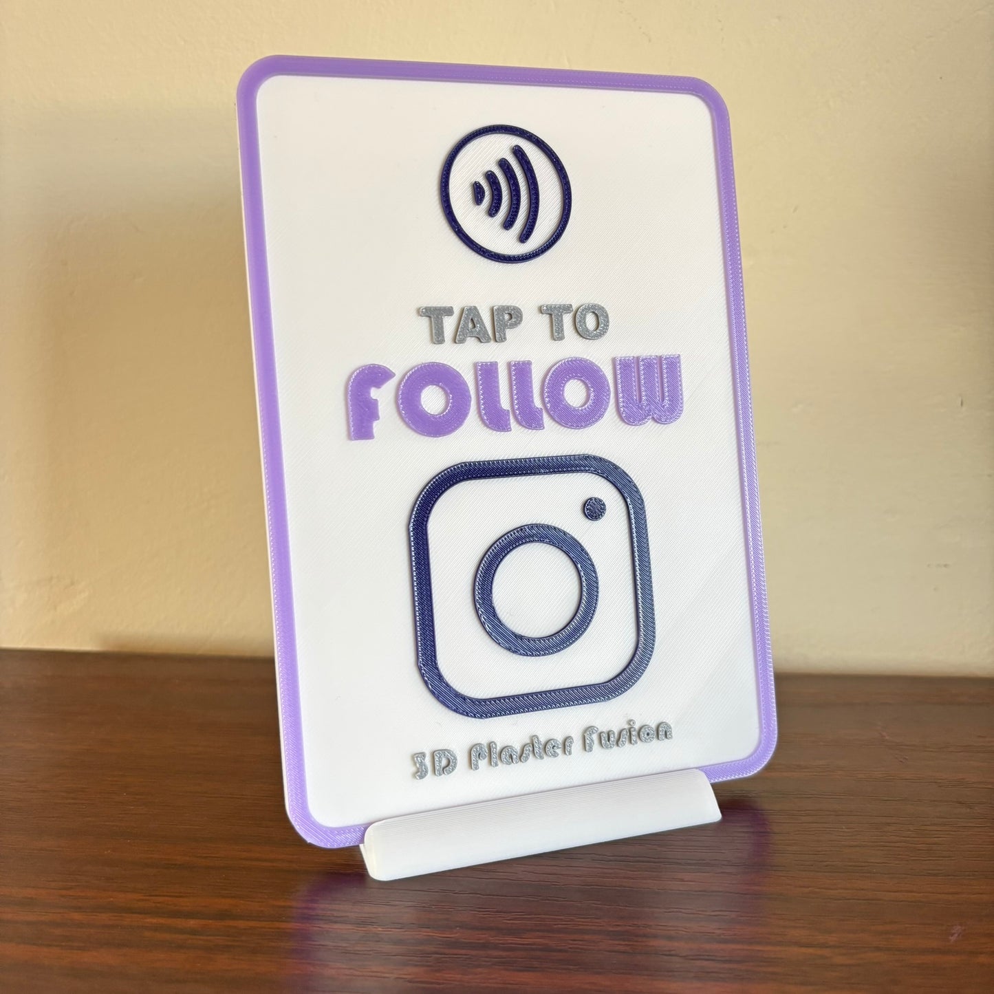 NFC Business Card Stand - Instagram