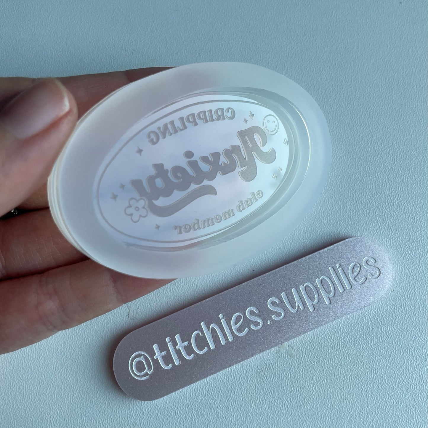 Crippling Anxiety Club Mould, 5mm Thick
