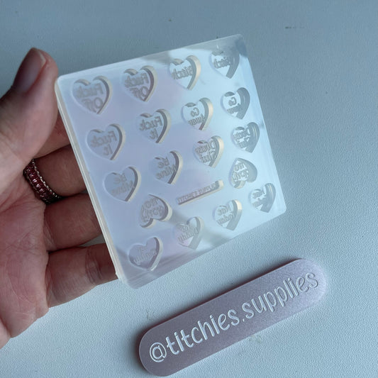 Naughty Hearts Pairs Mini Palette Mould