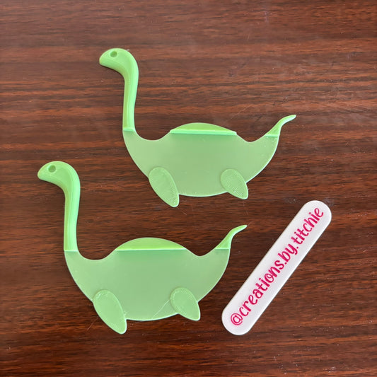 Nessie Swimming Bookmark