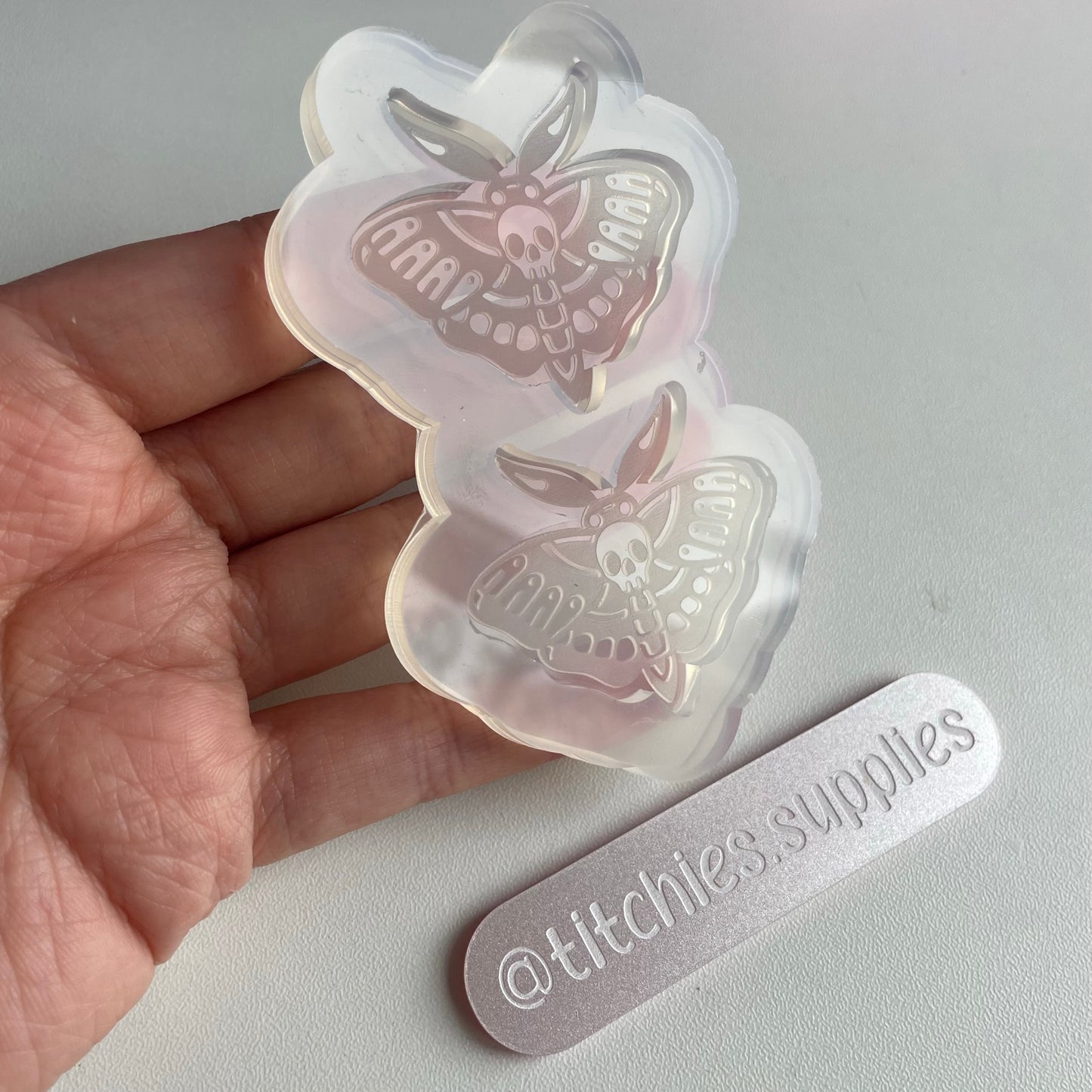 Skull Moth Earring Mould