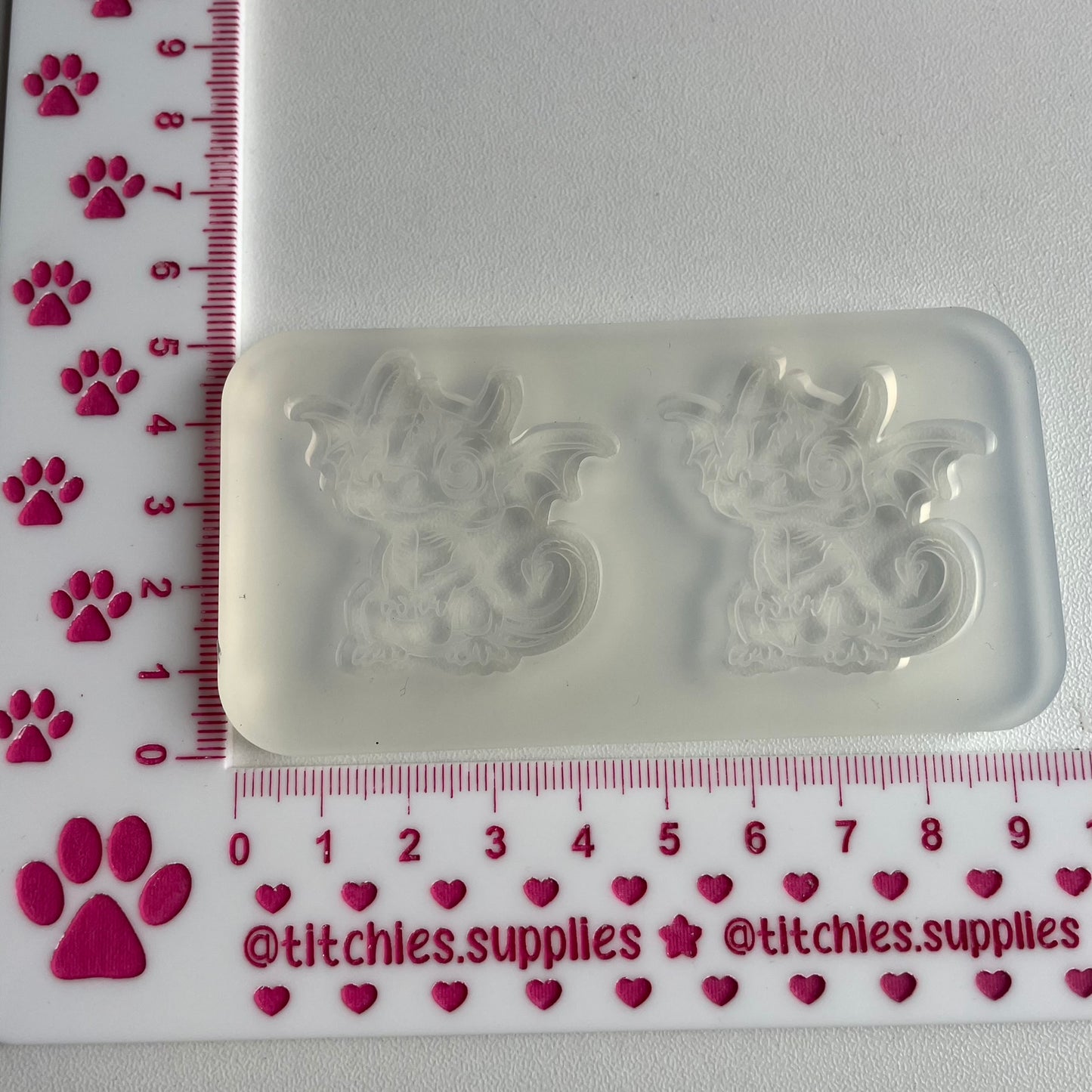 Cute Dragon Earring Mould