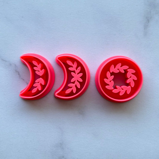 Clay Cutter - Floral Moon Phase