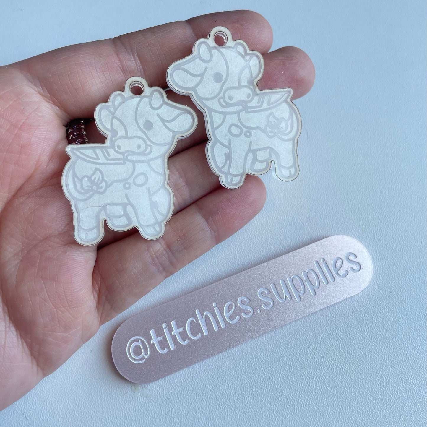 Stabby Cows Earring Mould