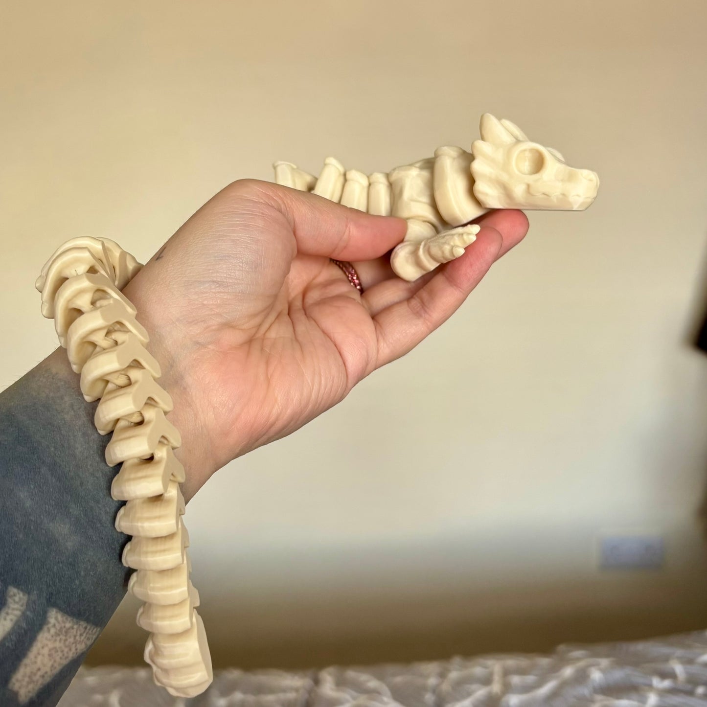 Fidget Skeleton Dragon - Bone