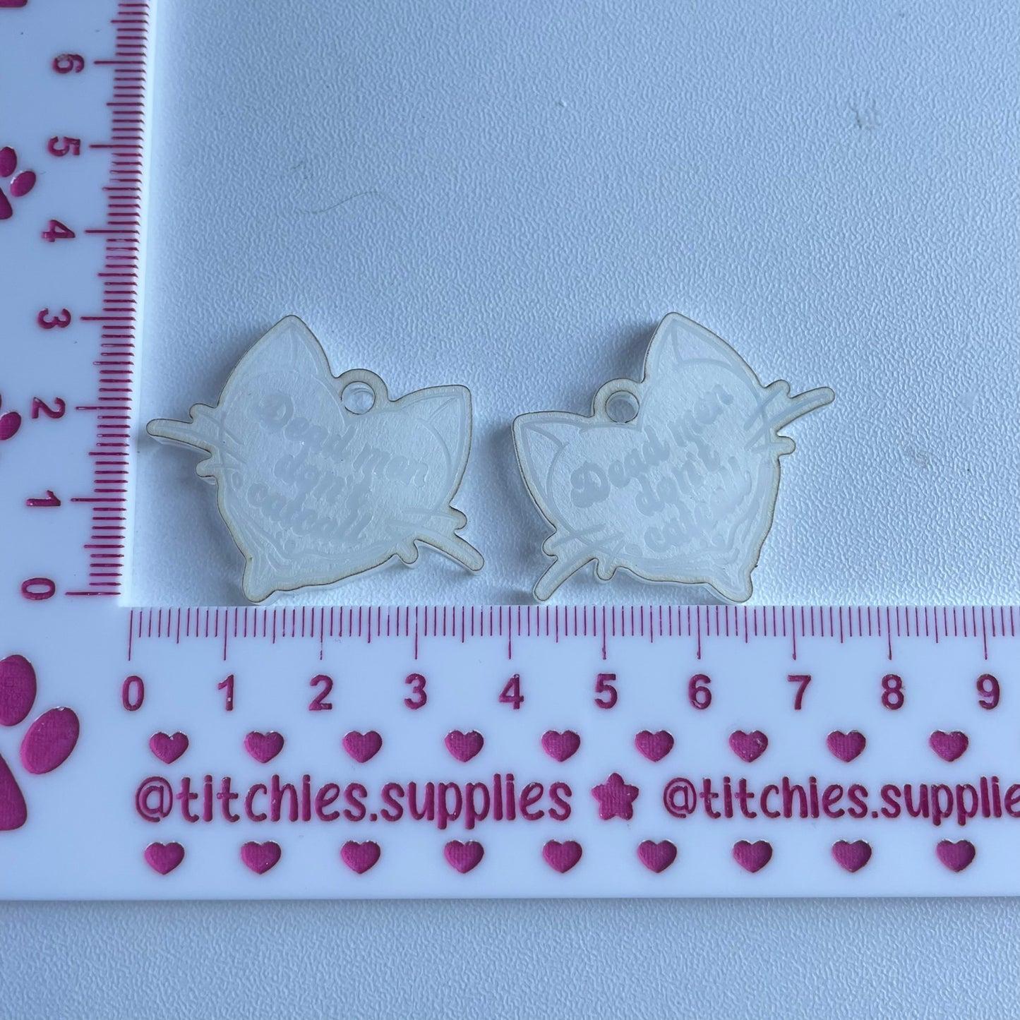 Dead Men Don't Catcall Earring Mould