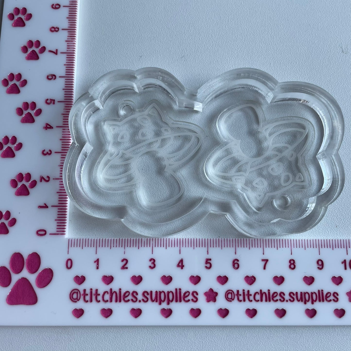 Cat Toadstool Earring Mould