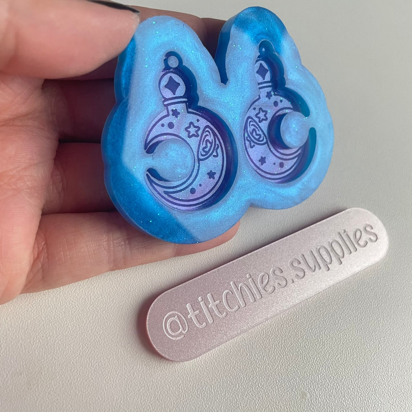 Crescent Potion Earring Mould