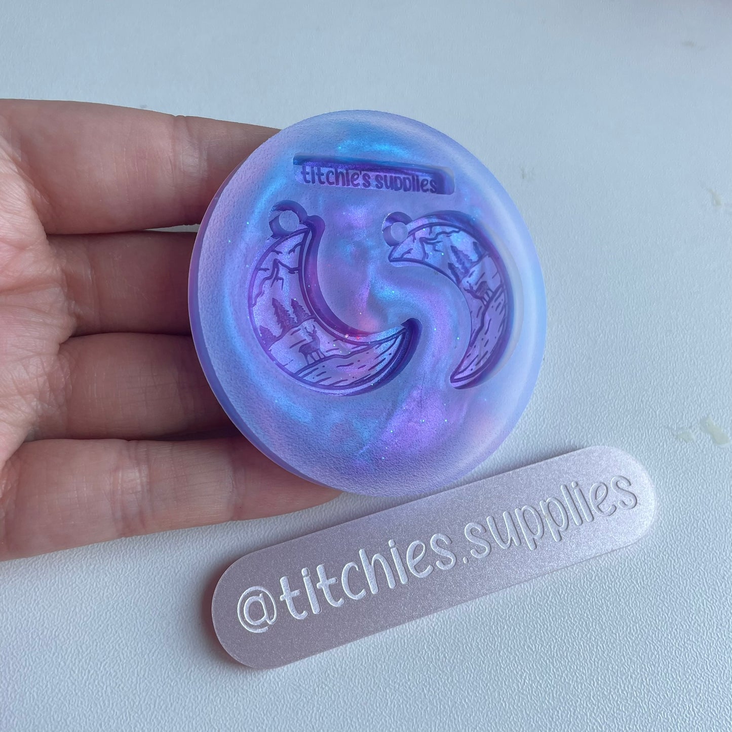 Forest Moon Earring Mould