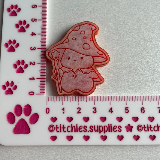 Wizard Mushie Guy Mould, 5mm Thick