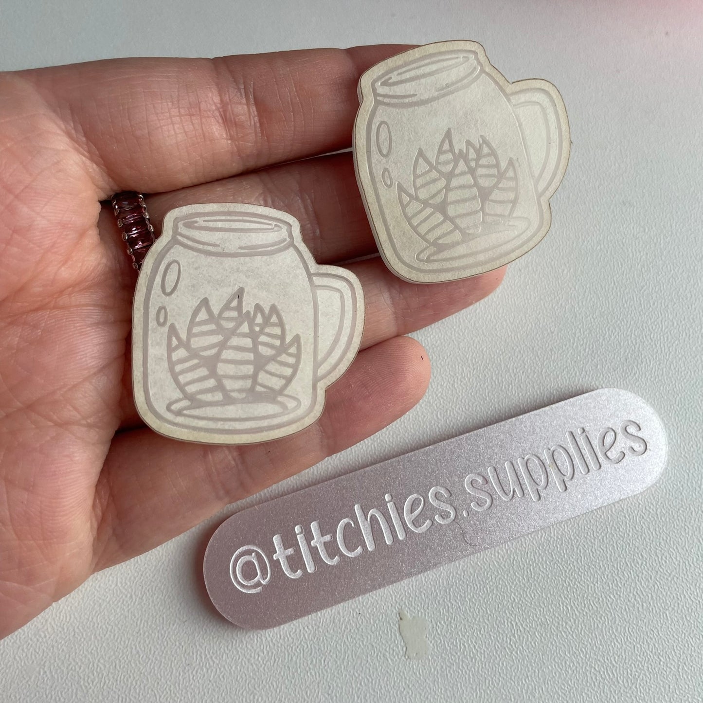 Succulent Jar Earring Mould
