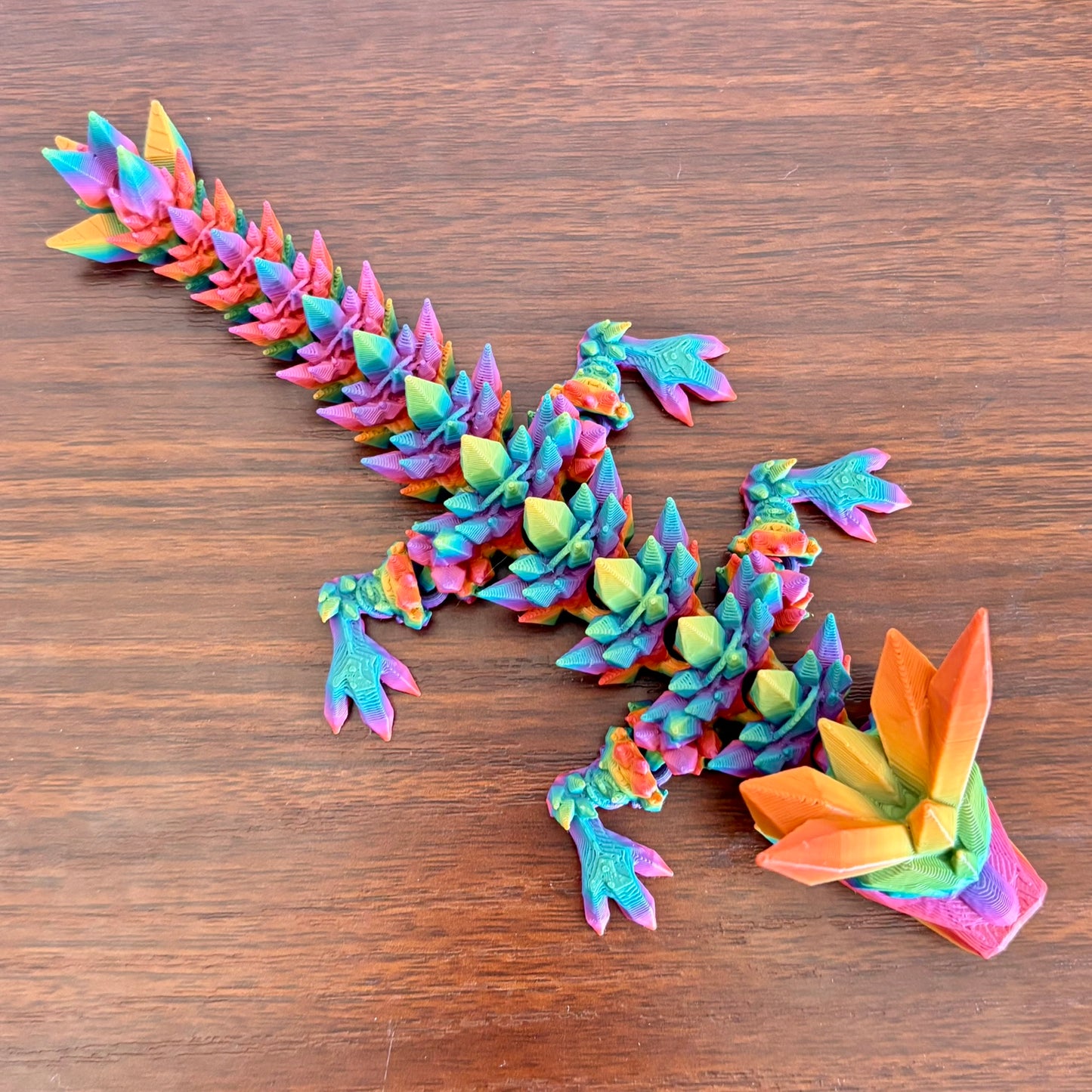 Fidget Crystal Dragon - Rainbow