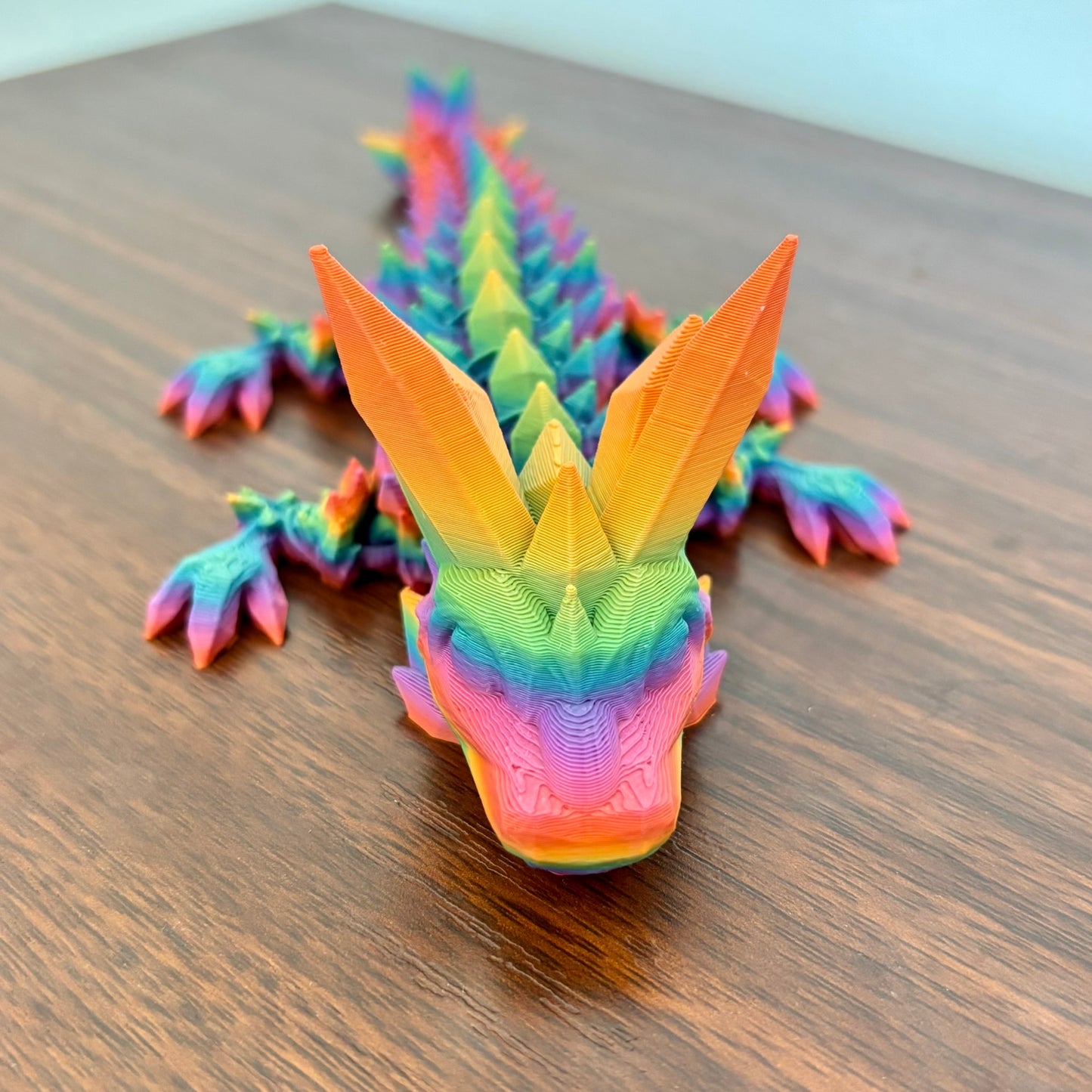 Fidget Crystal Dragon - Rainbow