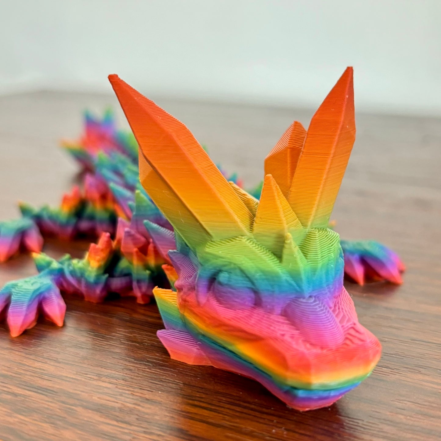 Fidget Crystal Dragon - Rainbow