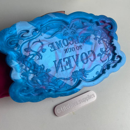 Welcome to our Coven Wall Hanging Plaque Mould, 6mm Thick