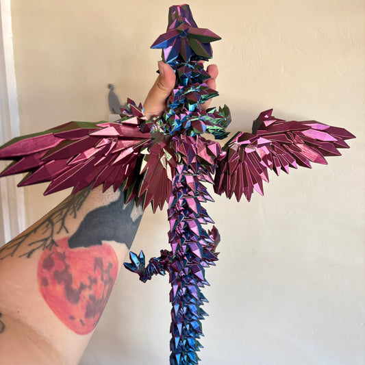 Fidget Winged Crystal Dragon - Giant