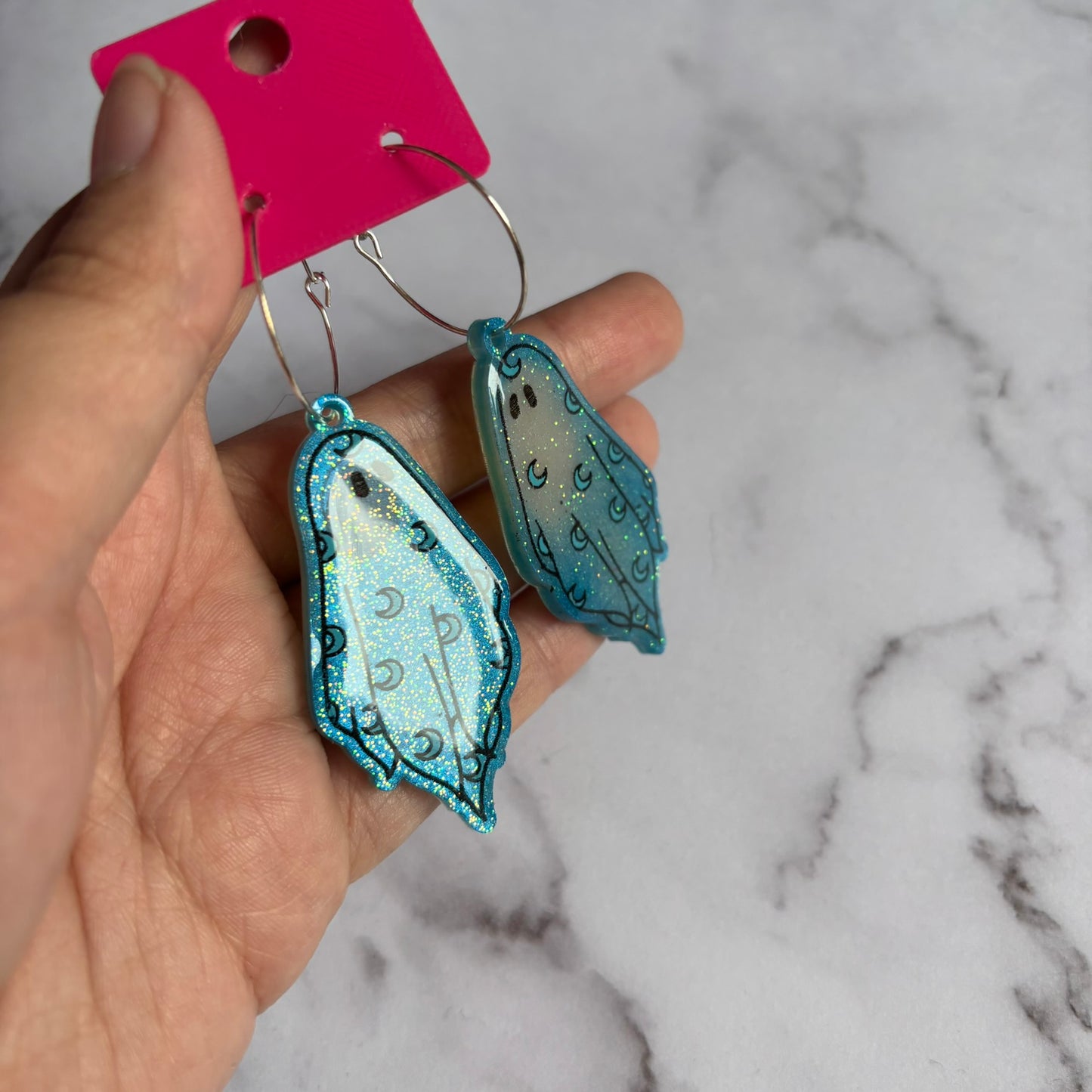 Blue Moon Ghostie Earrings