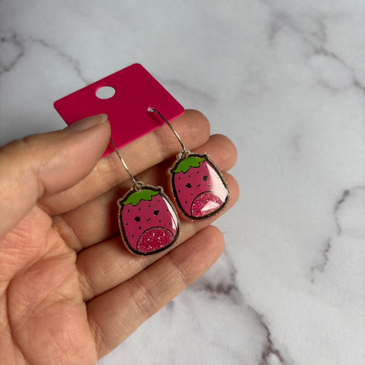 Raspberry Squish Earrings