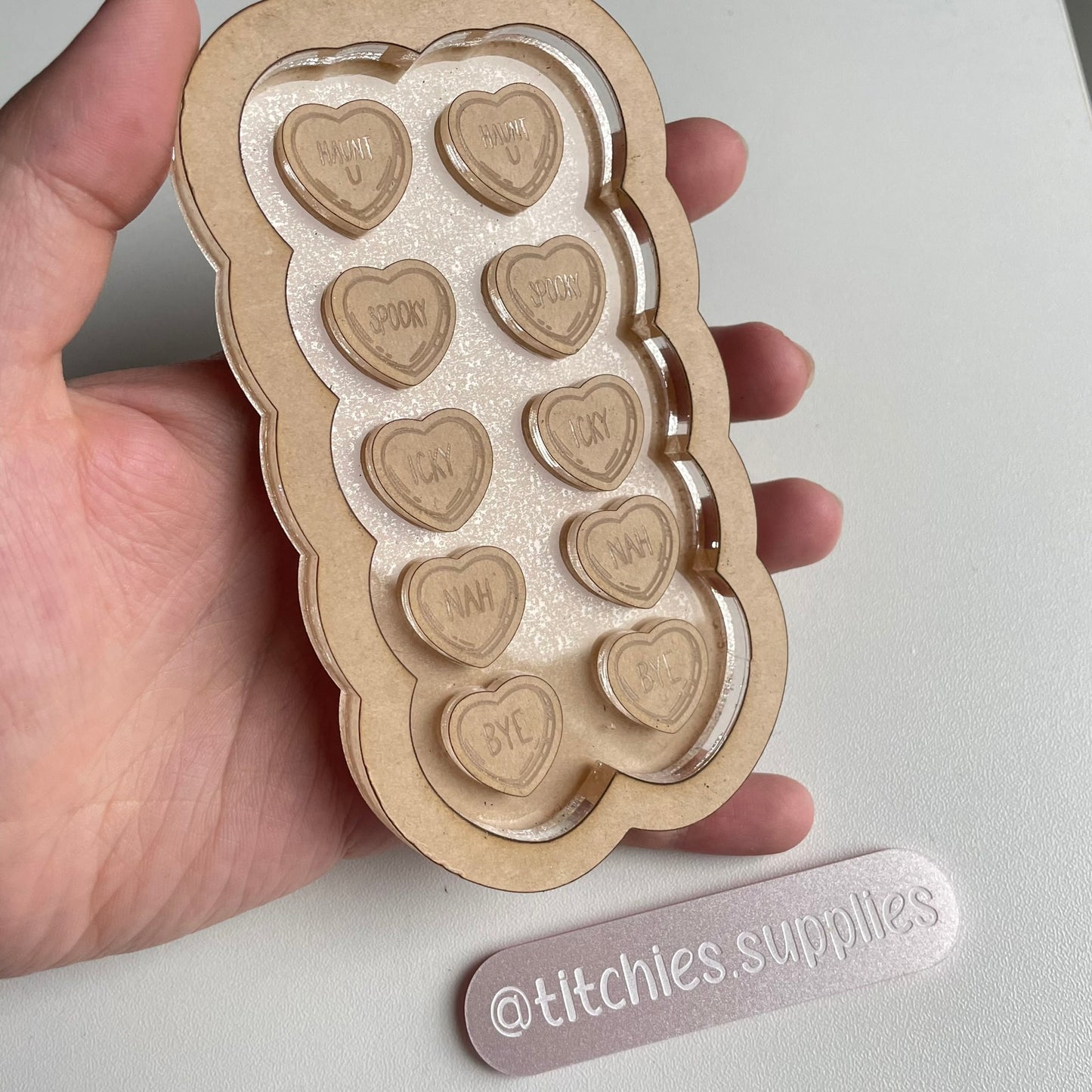 Conversation Hearts Palette Mould