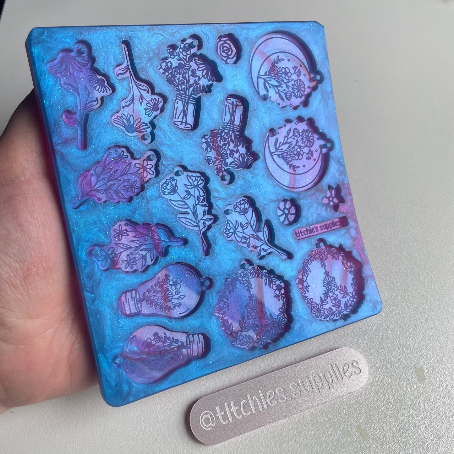 Wildflower Earring Palette Mould