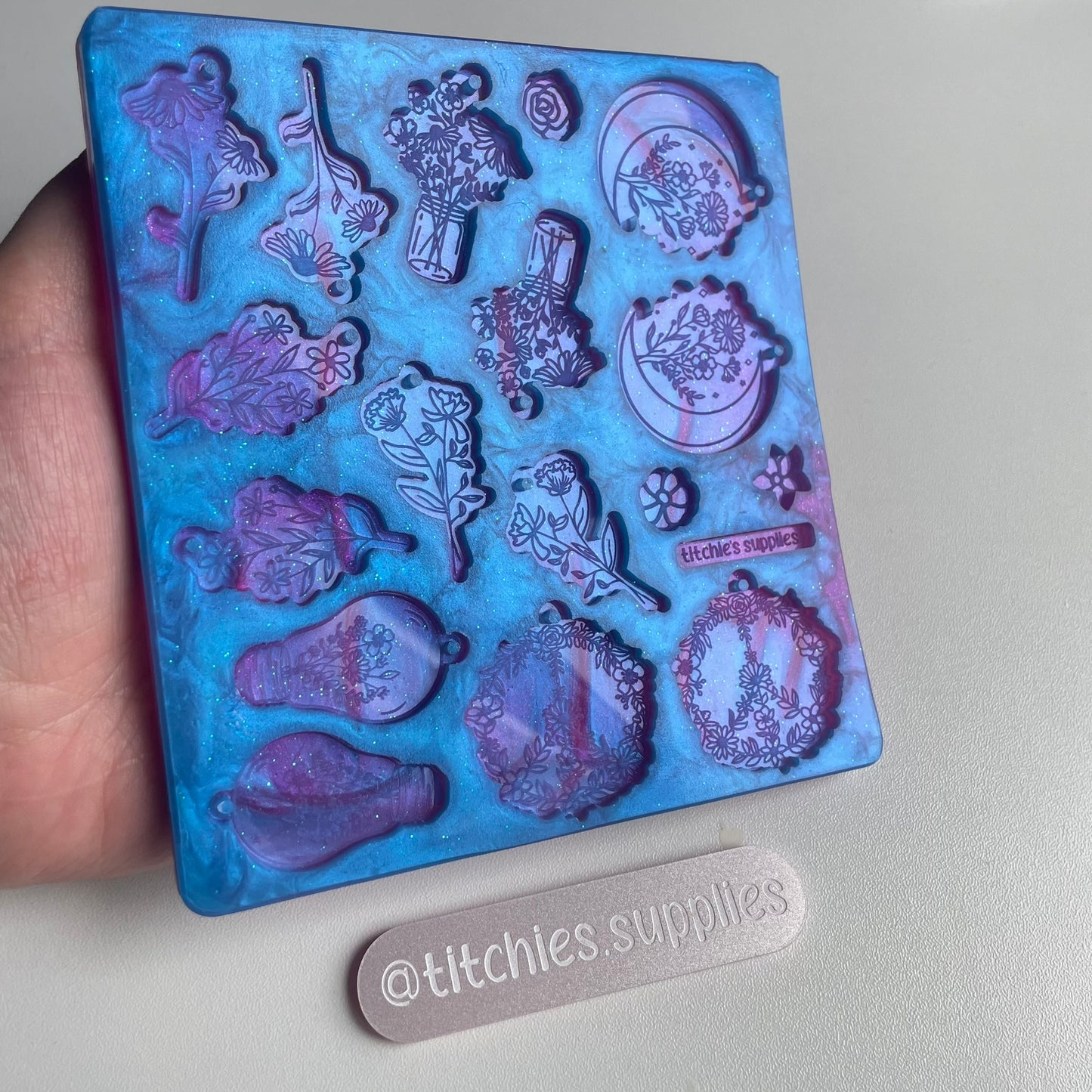 Wildflower Earring Palette Mould