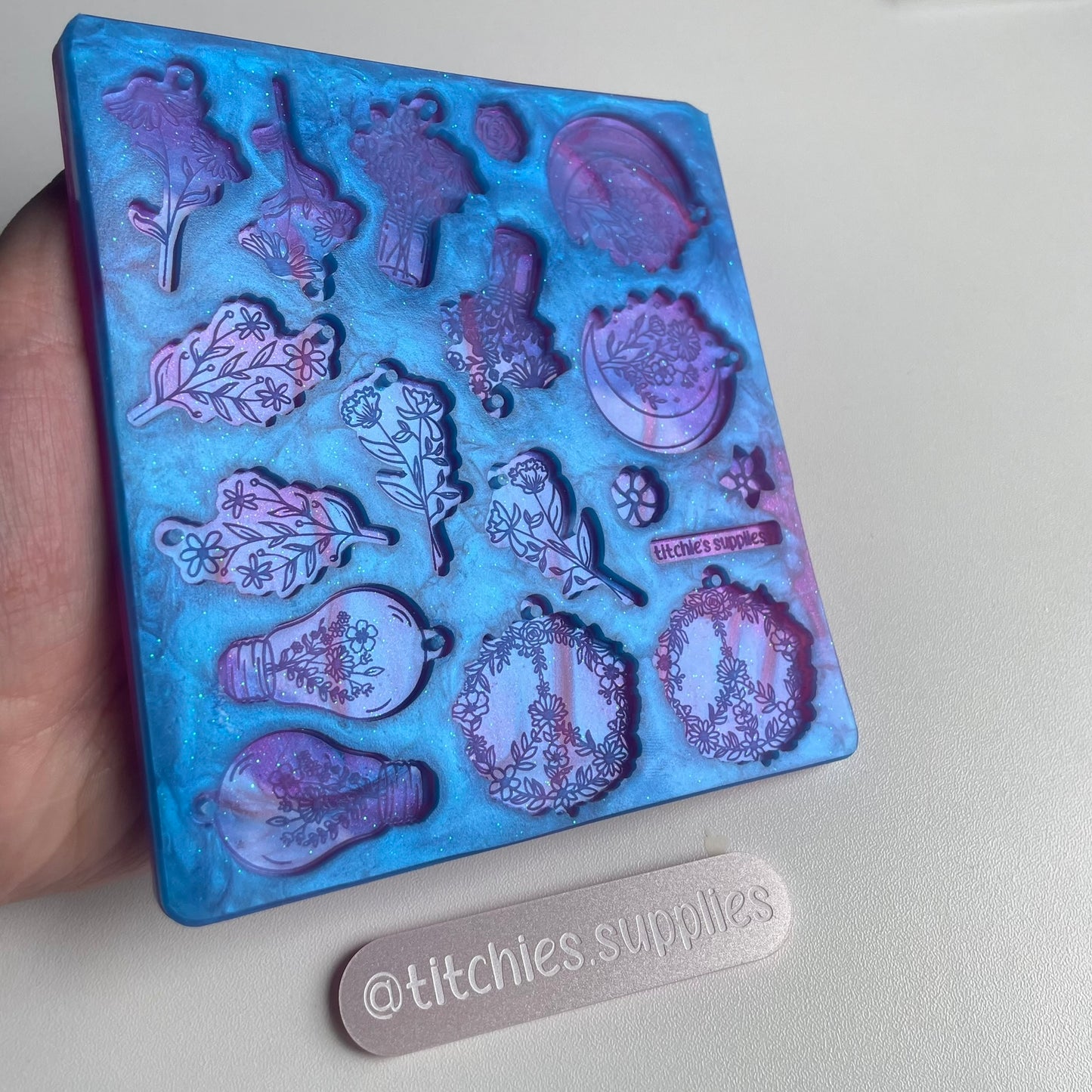 Wildflower Earring Palette Mould