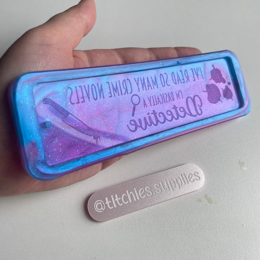 True Crime Detective Bookmark Mould