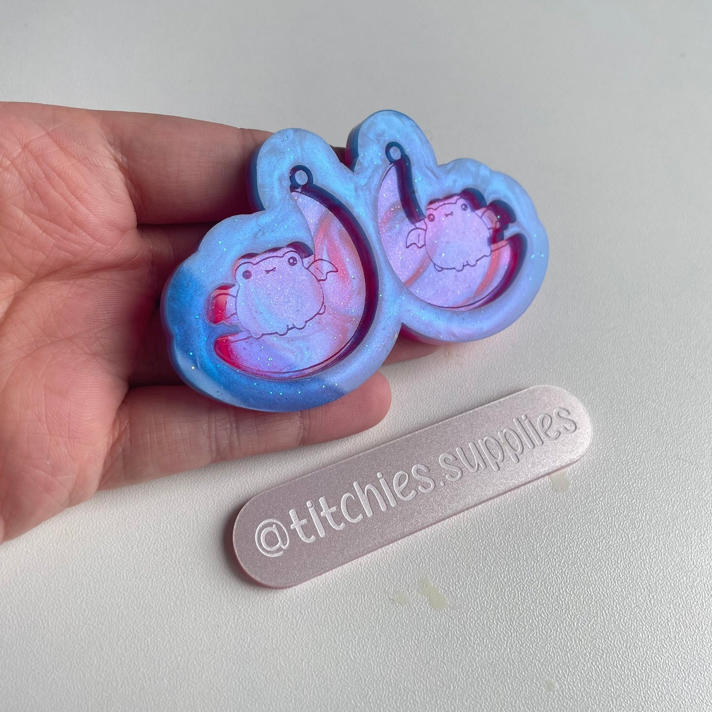 Froggie Bat Moon Earring Mould