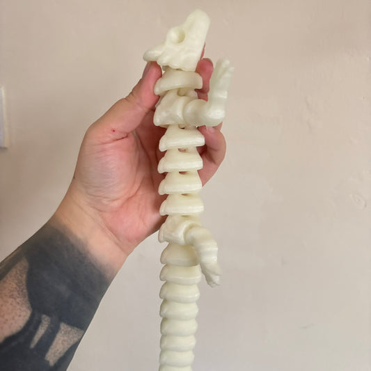 Fidget Skeleton Dragon - Glow in the dark