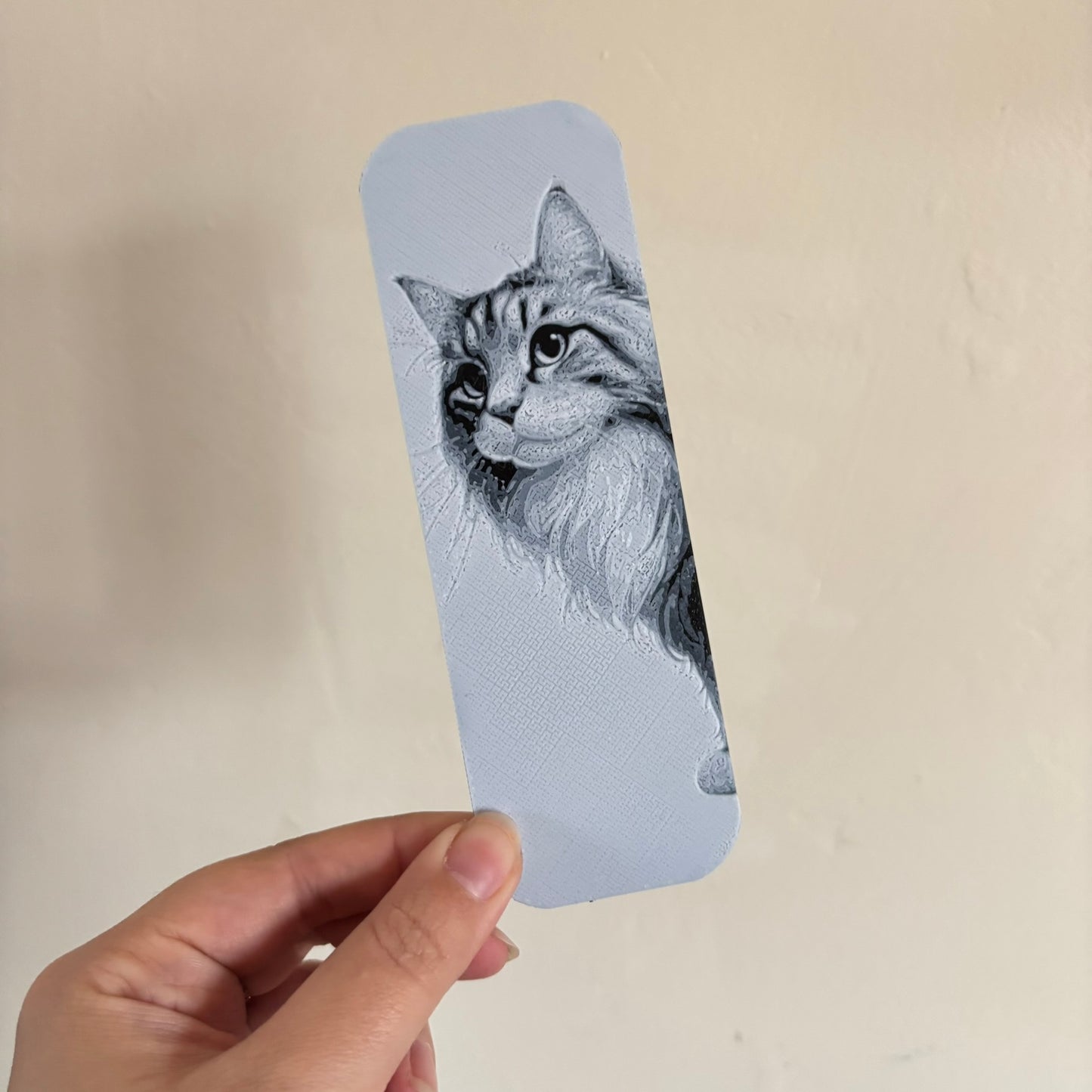 Fluffy Cat Bookmark
