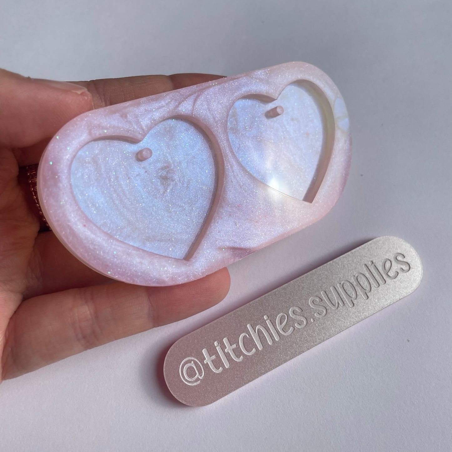 Plain Hearts Earring Mould