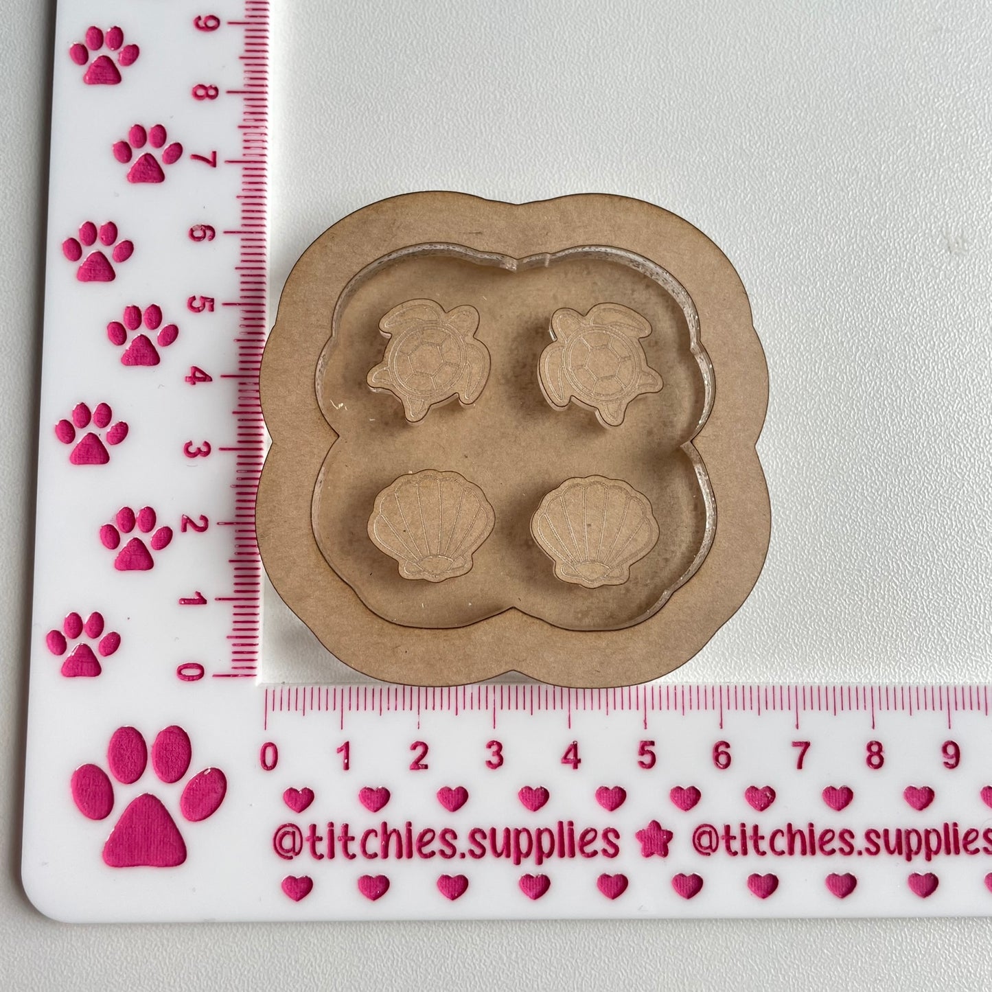Turtle and Shell Stud Mould
