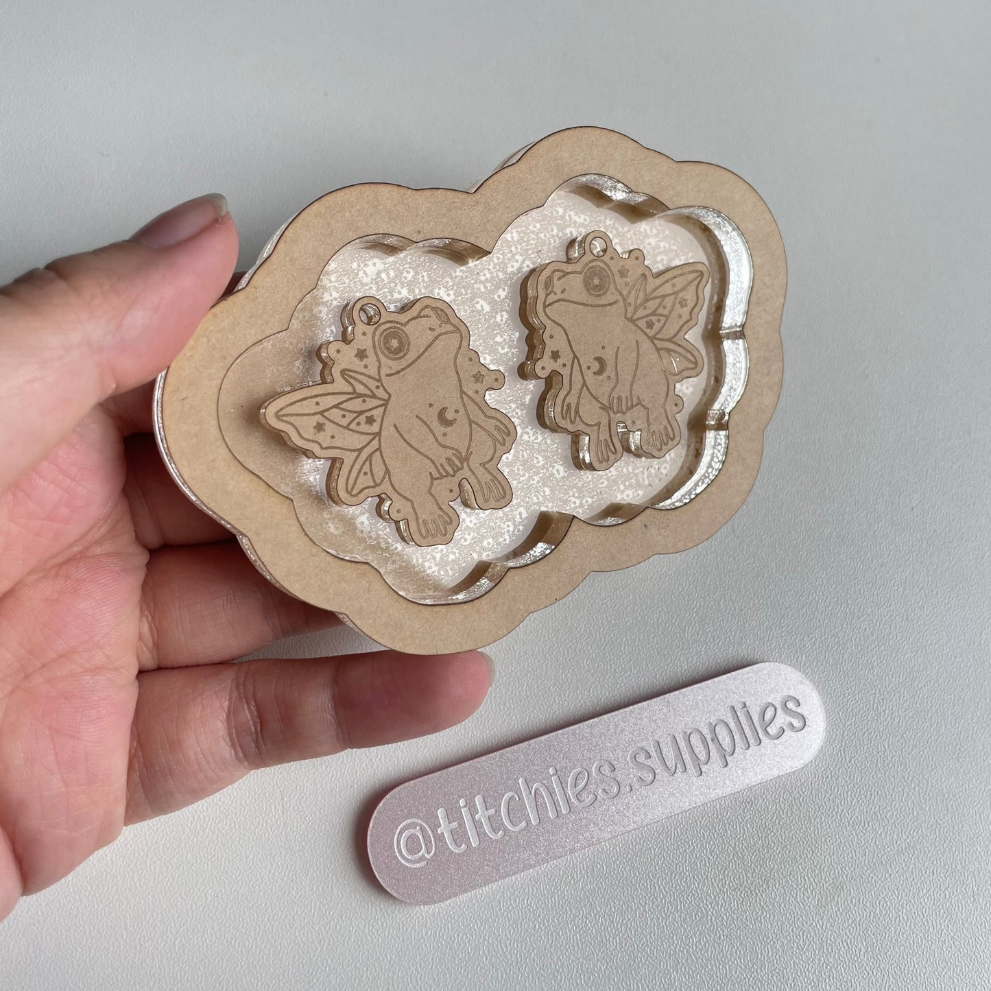 Flying Frog Earring Mould