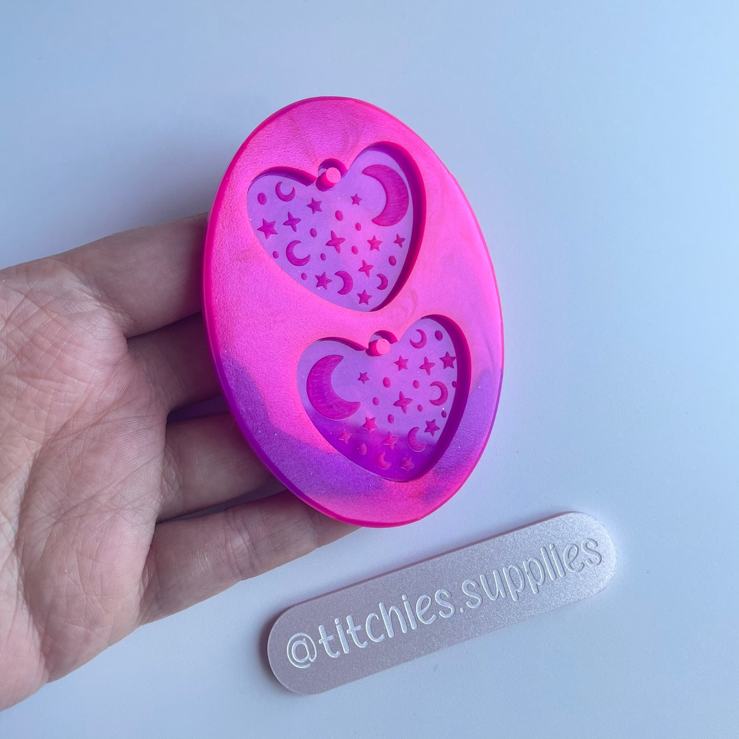 Cosmic Heart Earring Mould