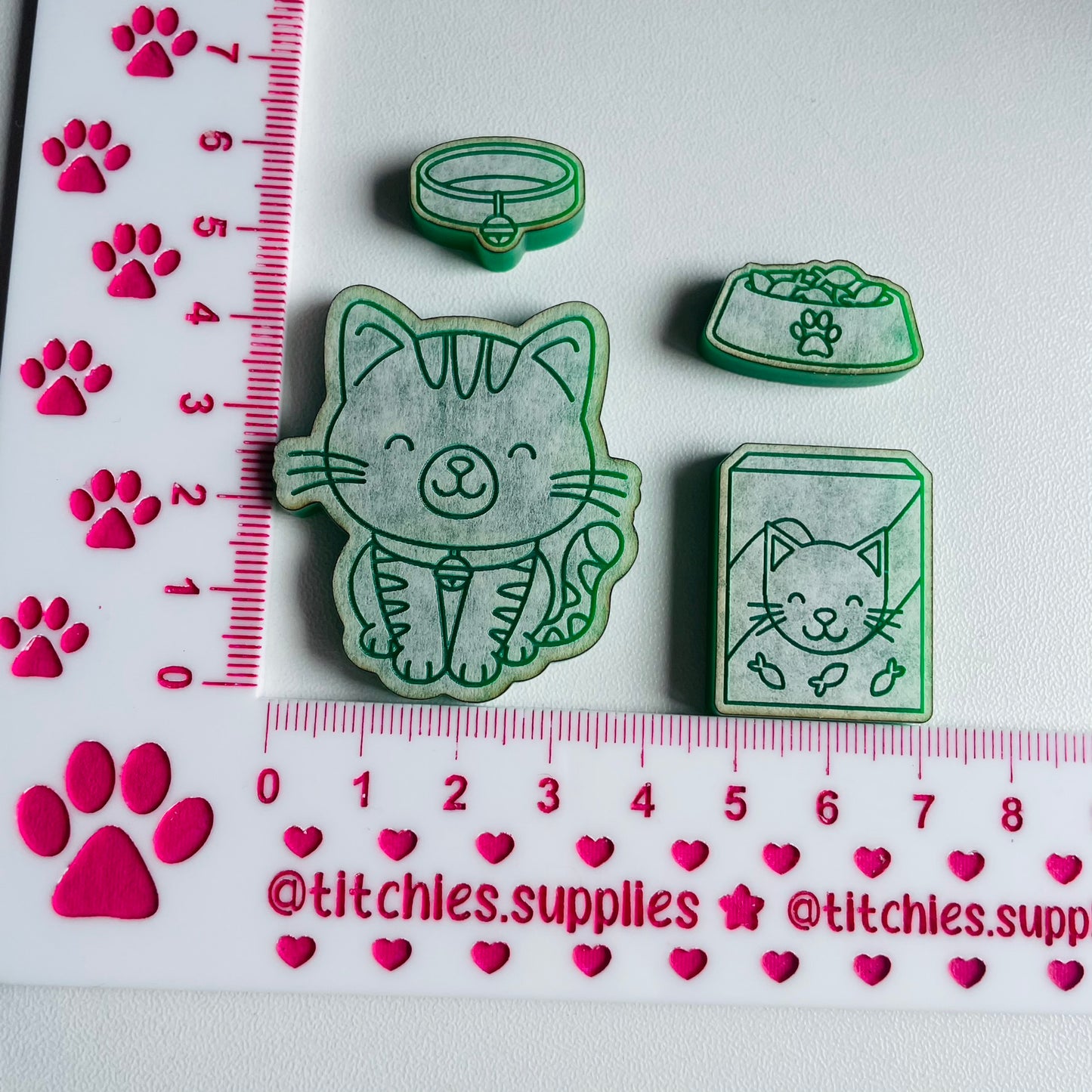 Cat Pet Set Cab Mould, 5mm Thick
