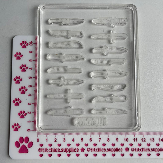 Horror Knives Palette Mould