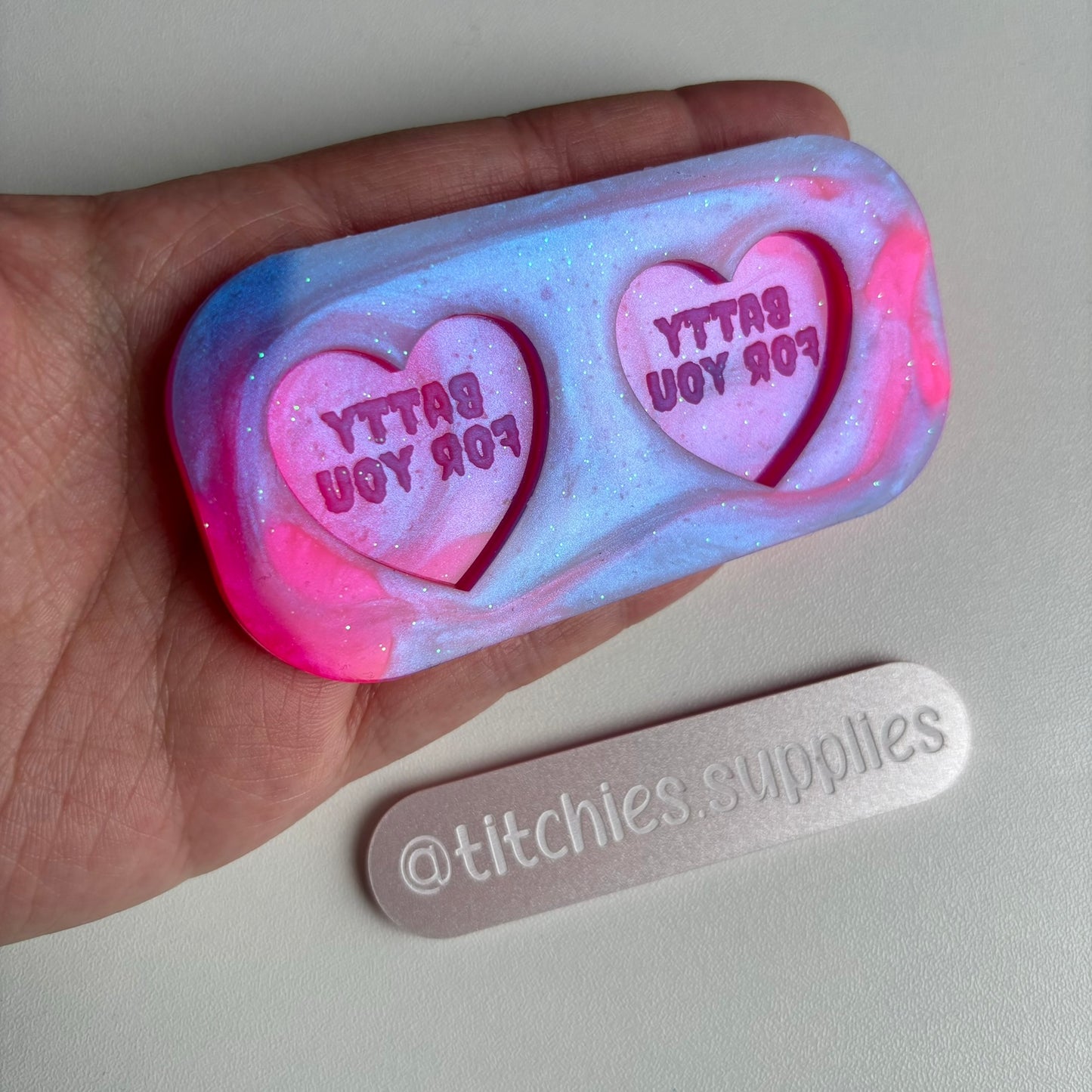 Batty For You Heart Mould