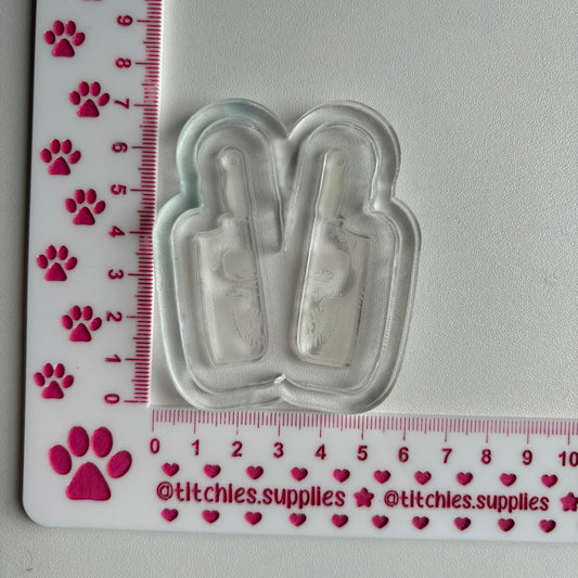 Horror Meat Cleaver Earring Mould