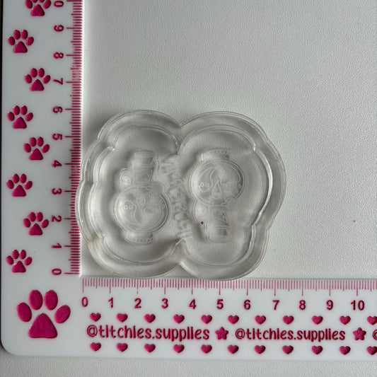 Ghost Potion Bottle Earring Mould