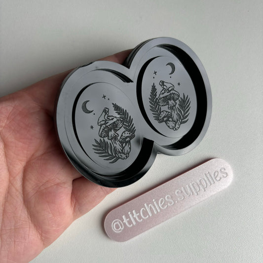 Crystal Toadstool Frog Earring Mould