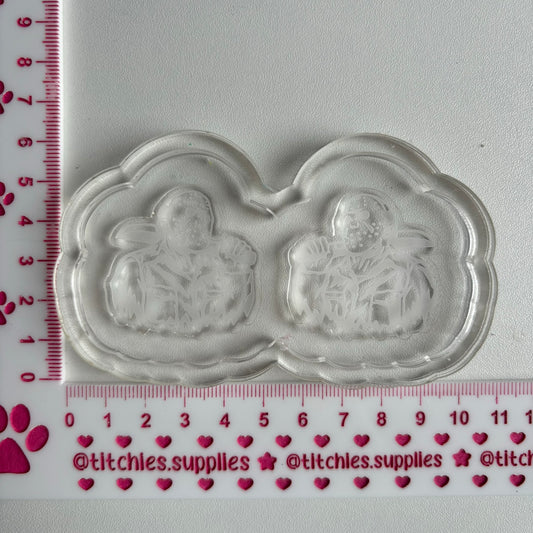 Horror Hockey Mask Earring Mould