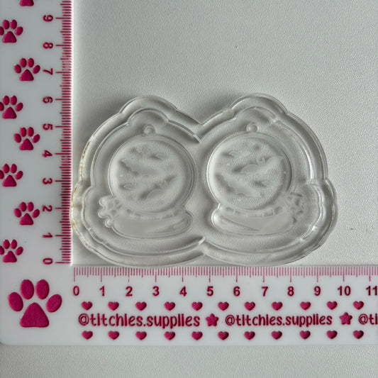 Bat Crystal Ball Earring Mould