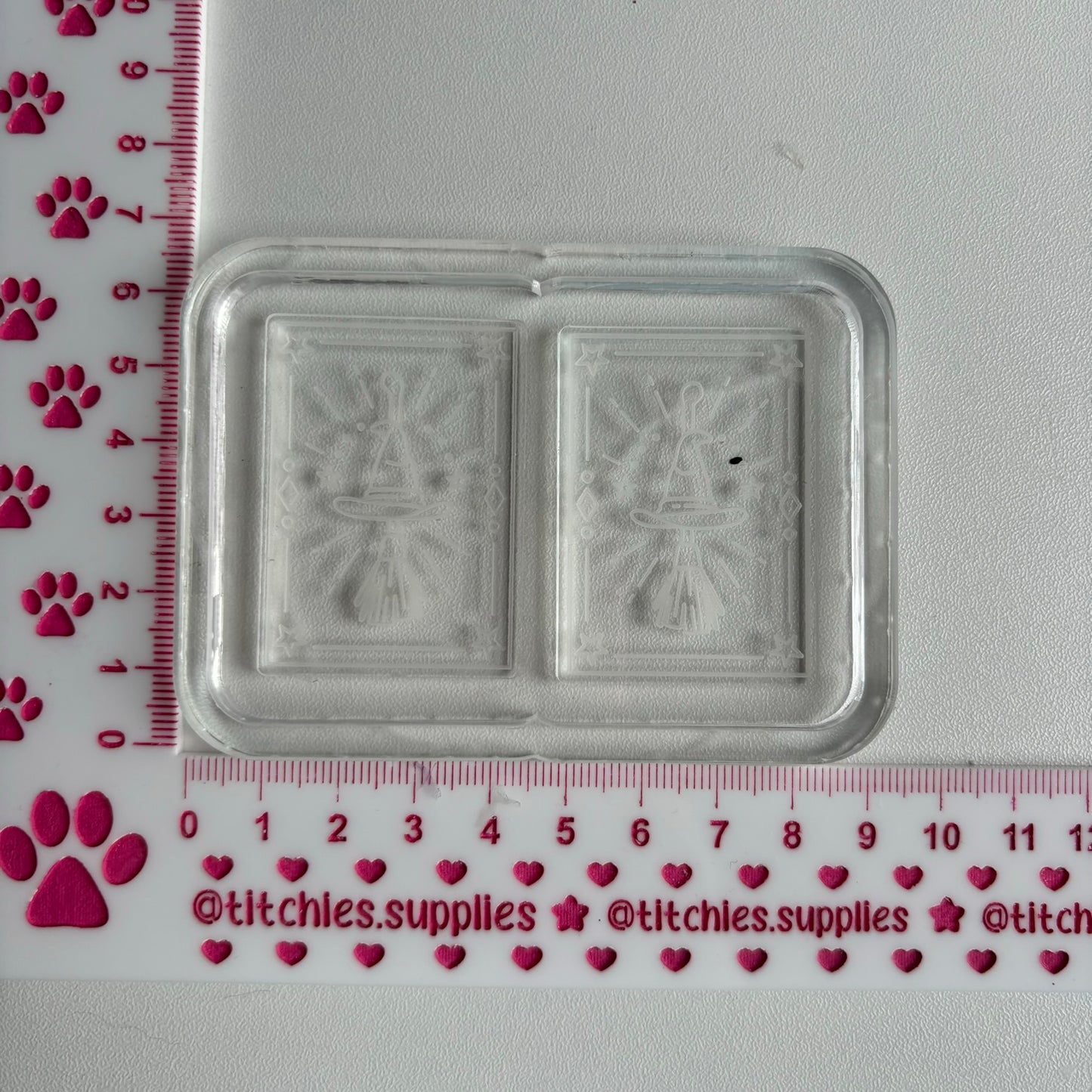 Witch Hat Tarot Card Earring Mould