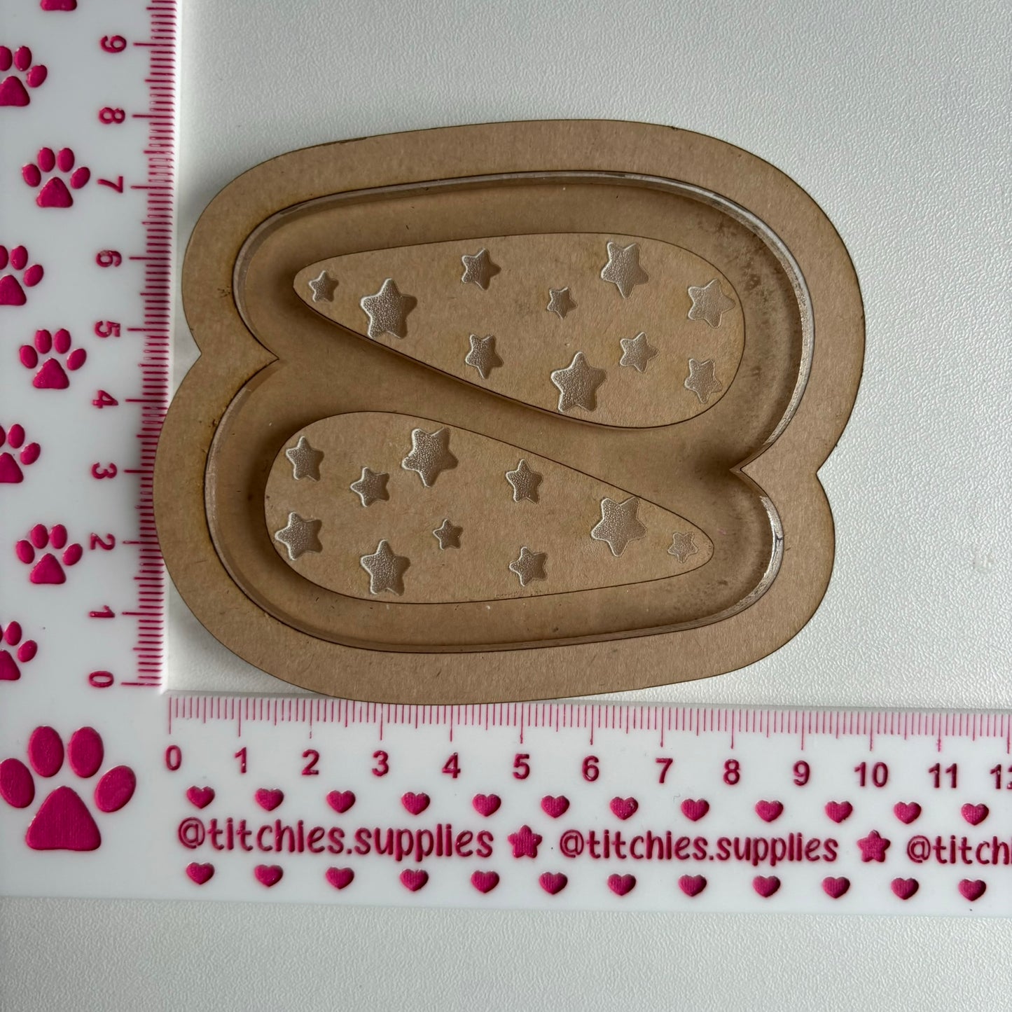 Star Tear Drop Hair Clip/Barrette Mould