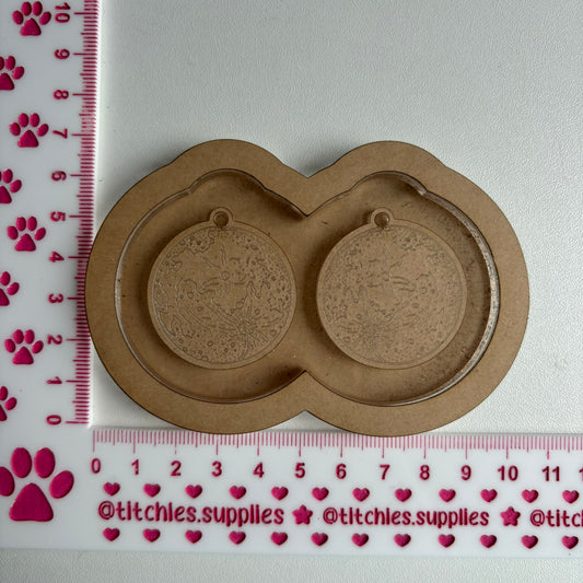 Realistic Moon Earring Mould