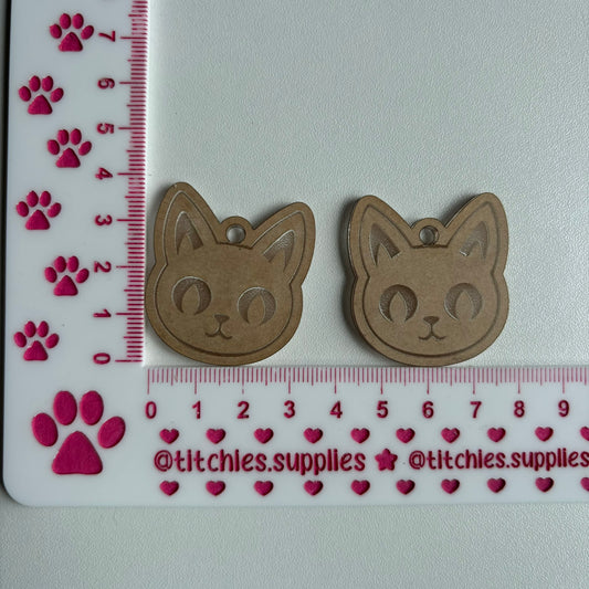 Cat Face Earring Mould