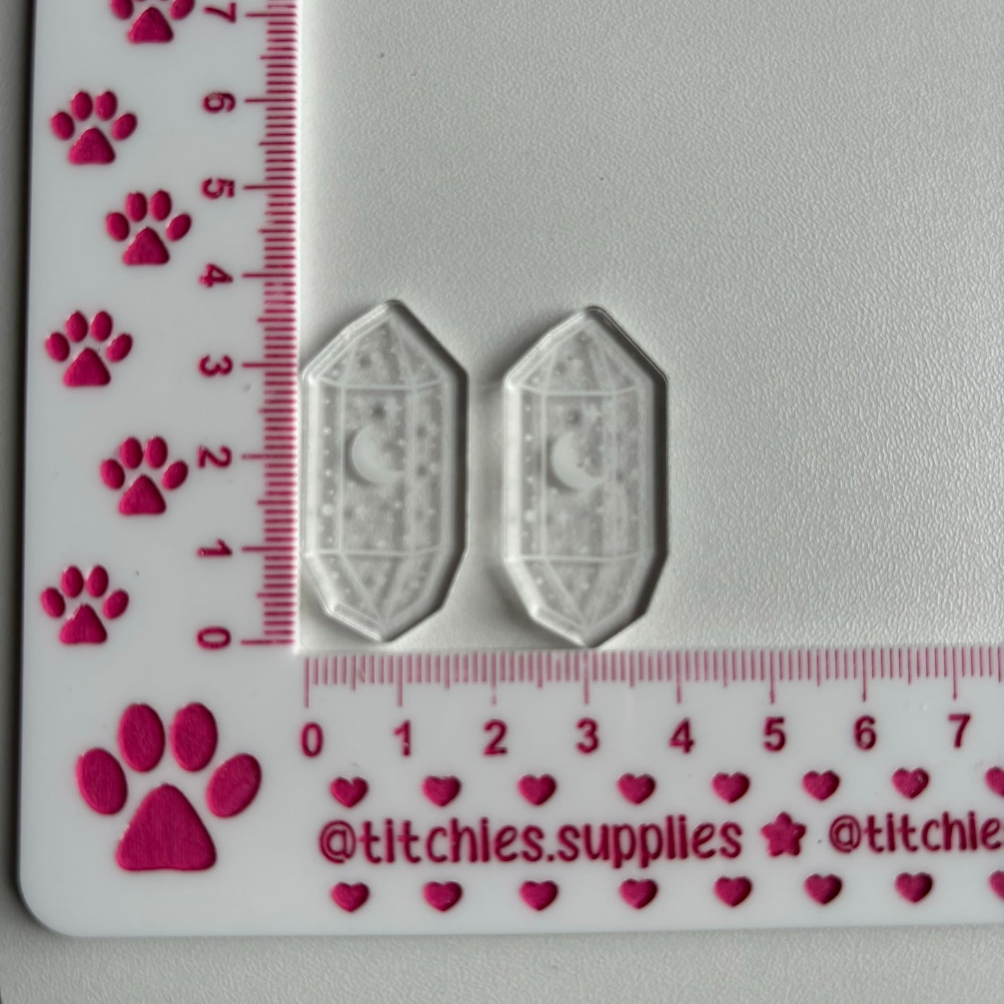 Moon Crystal Earring Mould